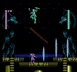une photo d'Ã©cran de Blue Shadow sur Nintendo Nes